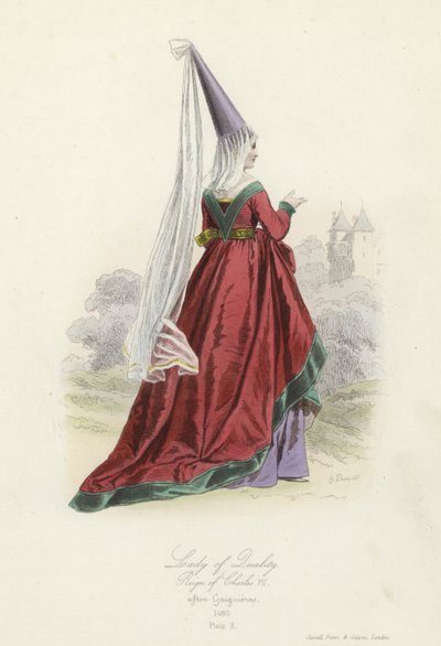 Dame von Rang, Herrschaft von Karl VII. von Frankreich von French School