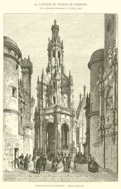Laterne des Schlosses Chambord von French School