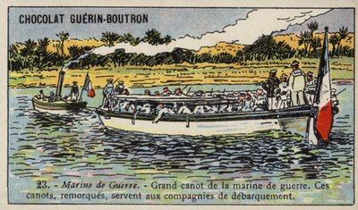 Großer französischer Marinekutter von French School