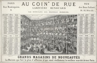 Lariviere Renouard Kaufhaus, Paris von French School