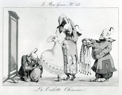Le Bon Genre - La Toilette Chinoise, 1813 von French School