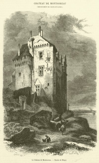 Das Schloss Montsoreau von French School