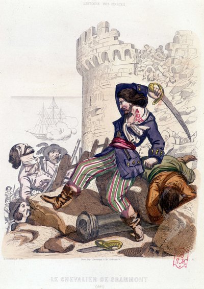 Le Chevalier de Grammont 1686 - aus „Histoire des pirates et corsaires de l