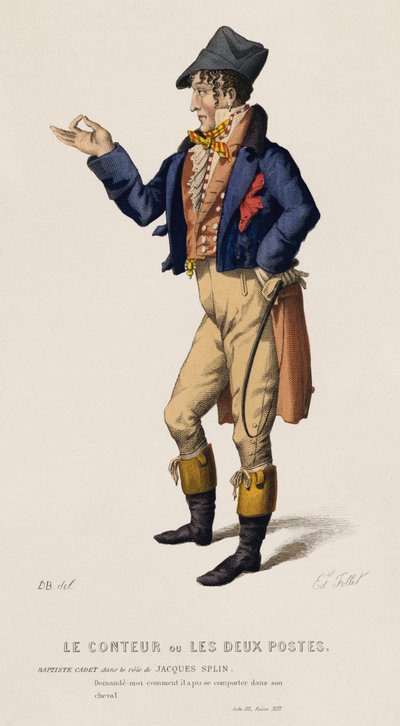 Le Conteur ou Les Deux Postes, Akt III, Szene XIII von French School