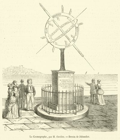 Der Kosmograph (Gravur) von French School