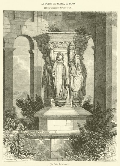 Der Brunnen des Moses von French School