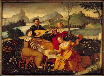 Das ländliche Konzert von French School
