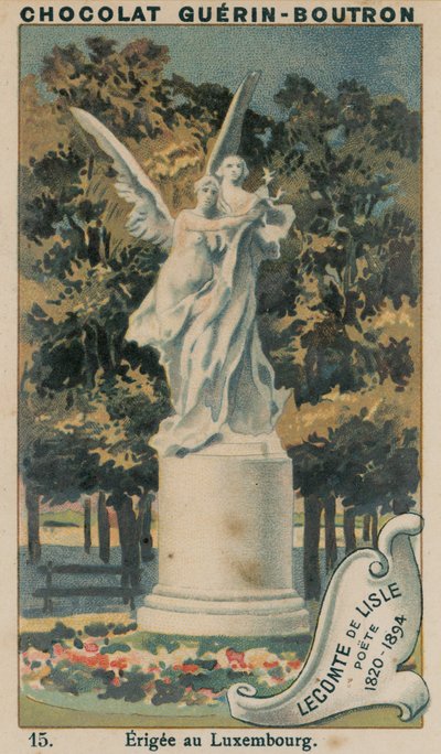 Leconte de Lisle, Dichter, 1820-1894, errichtet im Luxembourg von French School