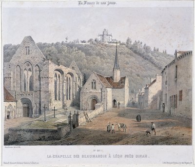 Abtei Lehon und Beaumanoir-Kapelle in der Nähe von Dinan von French School