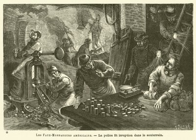 Les Faux-Monnayeurs Americains (Stich) von French School