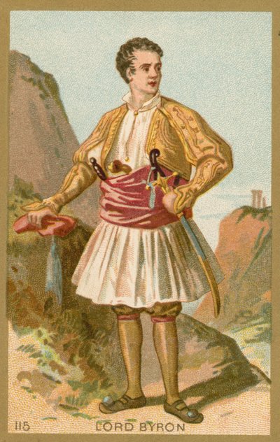 Lord Byron, englischer Dichter von French School