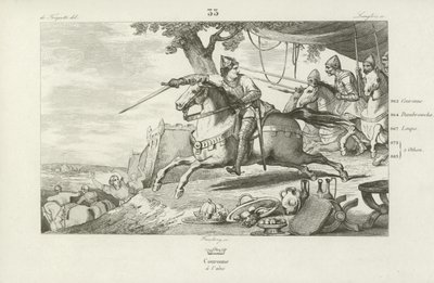 Lothar von Frankreich führt seine Armee in einen Angriff auf den Palast des Heiligen Römischen Kaisers in Aachen, 978 von French School