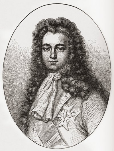 Louis François Marie Le Tellier Marquis von Barbezieux, 1668-1701. Französischer Staatsmann. Aus Les Heures Libres veröffentlicht 1908. von French School
