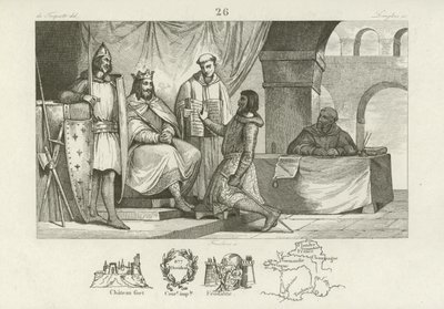 Ludwig II., König von Italien und Heiliger Römischer Kaiser von French School
