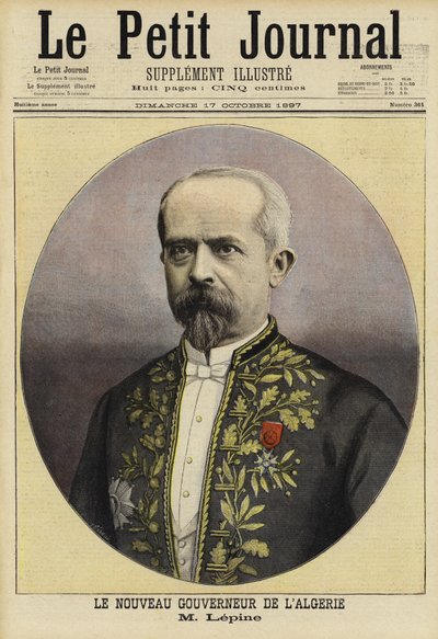 Louis Lépine, neuer französischer Gouverneur von Algerien, 1897 von French School