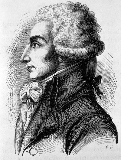 Louis Michel Lepeletier, Marquis de Saint-Fargeau (Saint Fargeau), französischer Politiker (1760-1793) - in „L