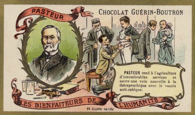 Louis Pasteur, französischer Chemiker und Mikrobiologe (Chromolithografie) von French School