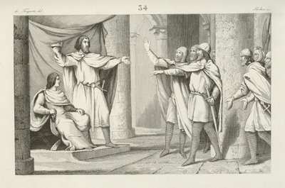 Ludwig V., letzter karolingischer König von Westfranken von French School