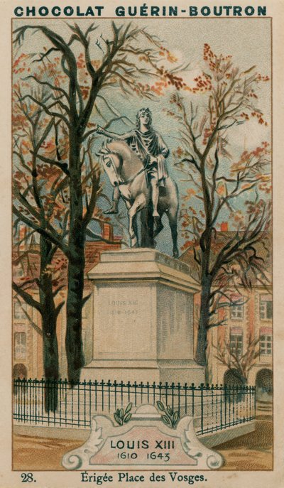 Louis XIII, 1610-1643, errichtet am Place des Vosges von French School