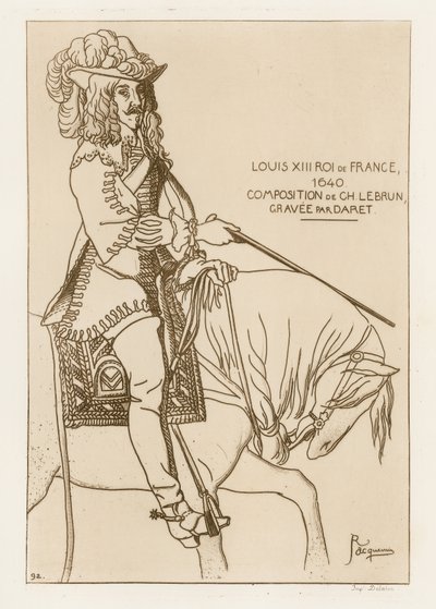 Ludwig XIII., König von Frankreich, 1640 von French School