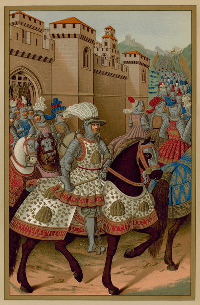Ludwig XII. verlässt Alexandria am 24. April 1507 von French School