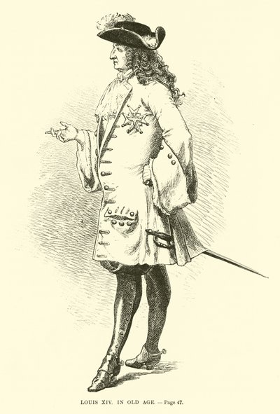 Ludwig XIV im Alter von French School