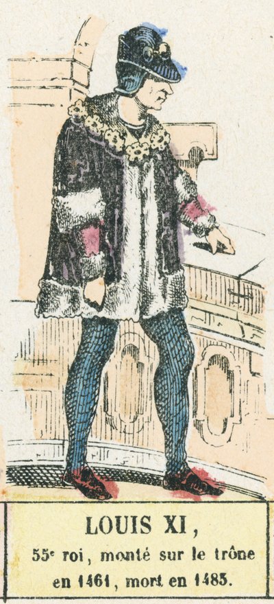 Ludwig XI., 55. König, bestieg den Thron 1461, starb 1483 von French School