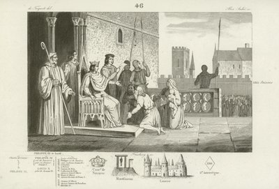 Ludwig X. von Frankreich befreit die Leibeigenen, 1315 von French School