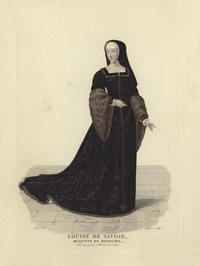 Louise von Savoyen, Regentin von Frankreich von French School
