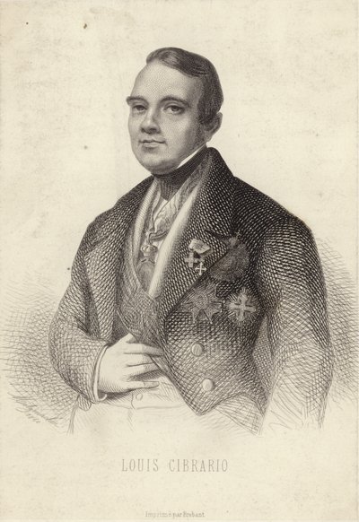 Luigi, Graf Cibrario, italienischer Historiker und Politiker von French School