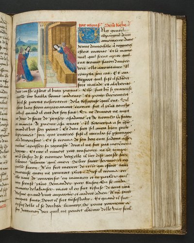 Seite aus Cent Nouvelles Nouvelles, ca. 1461-62 von French School