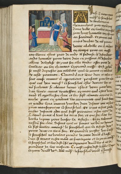 Seite aus Cent Nouvelles Nouvelles, c.1461-62 von French School