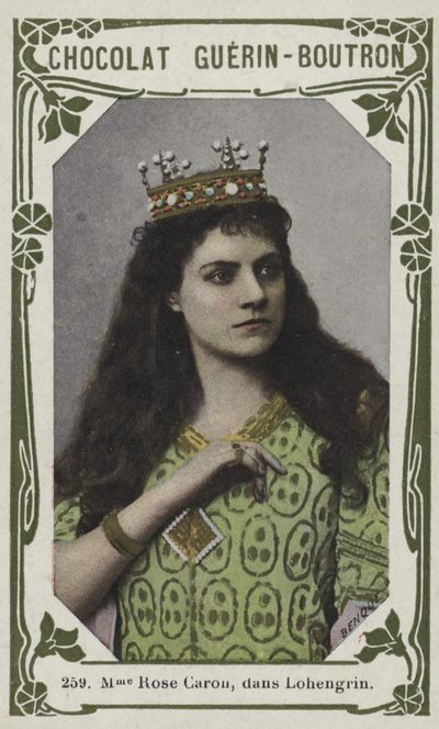 Madame Rose Caron in Lohengrin von French School
