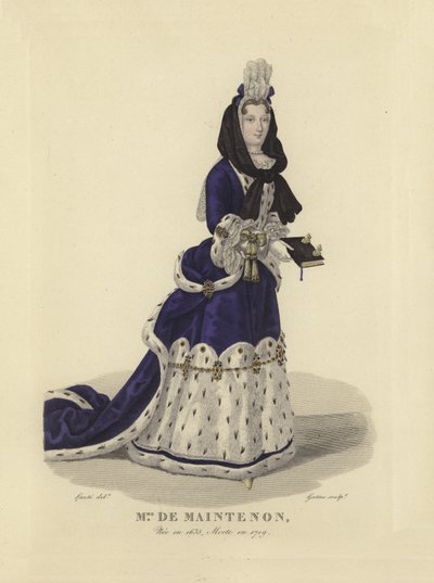 Madame de Maintenon, Mätresse von König Ludwig XIV. von Frankreich von French School