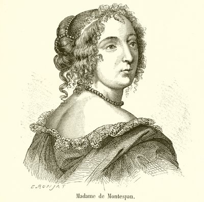 Madame de Montespan von French School