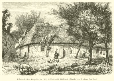 Haus, in dem Vauquelin 1763 in Saint-André d
