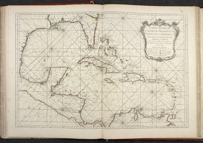 Karte des Golfs von Mexiko, Carte reduite du golphe de Mexique et des isles de l