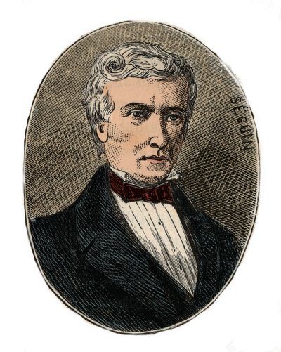 Marc Seguin (1786-1875) Architekt und Ingenieur - Gravur in „Sciences à la range de tous - physics et chimie populaires“ von Alexis Clerc - Ende 19. Jahrhundert - Private Sammlung von French School