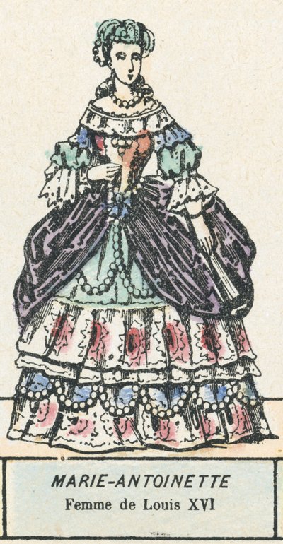 Marie-Antoinette, Frau von Ludwig XVI. von French School