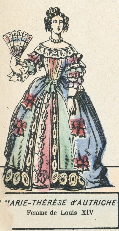 Maria Theresia von Österreich, Frau von Ludwig XIV von French School