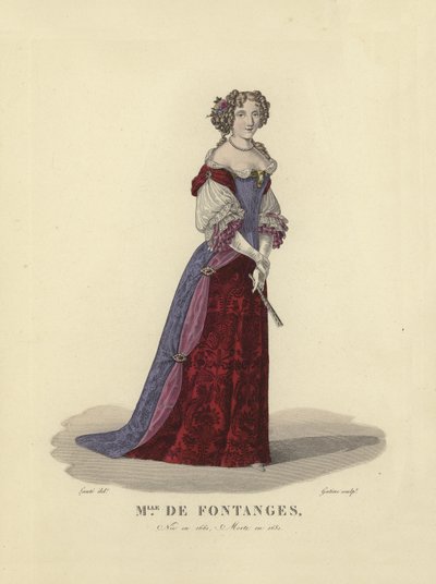 Marie Angélique de Scorailles, Herzogin von Fontanges, Mätresse von König Ludwig XIV. von Frankreich von French School