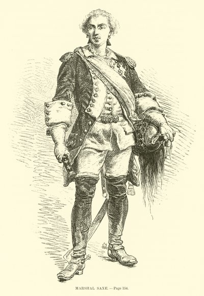 Marschall Saxe von French School
