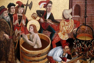 Martyrium des heiligen Johannes von French School
