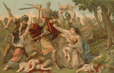 Das Massaker der Unschuldigen von French School