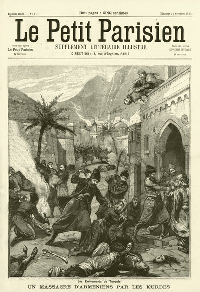 Massaker an Armeniern durch Kurden in der Türkei von French School