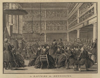 Mennonitische Taufzeremonie von French School