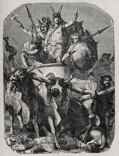 Merovee oder Merovech, Frankenkönig (v448-v458), erster Merowingerkönig von French School