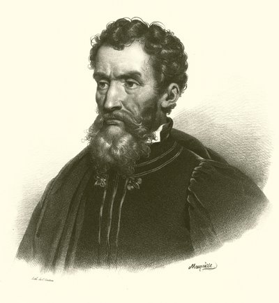 Michelangelo (Porträt) von French School