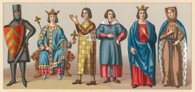 Kostüme des Mittelalters von French School