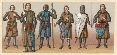 Kostüm des Mittelalters von French School